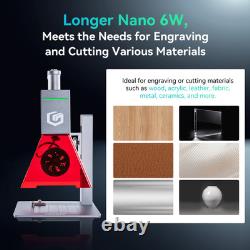 NOVODESK NANO 6W Laser Engraver Cutter Portable Desktop Wood Leather Machine New