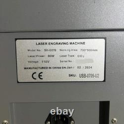 OMTECH CO2 Laser Cutter Engraving Machine 20x28 Working Area 80W SH-G570 US5-0