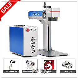 OMTechT? 30W Fiber Laser Metal Engraver Marker 7x7 with Extrame Accessories