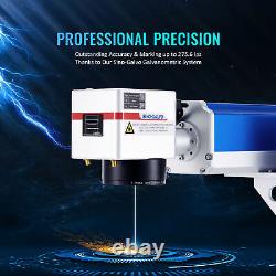 OMTechT? 30W Fiber Laser Metal Engraver Marker 7x7 with Extrame Accessories