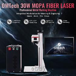 OMTechT? 30W JPT M7 Fiber Laser Marker Engraver 7x7 with Premium Accessories