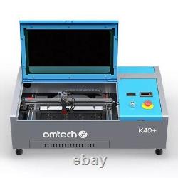 OMTechT 40W CO2 Laser Engraver 8x12 Workbed, 2024 Upgraded K40 Marker