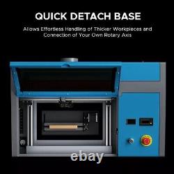 OMTechT 40W CO2 Laser Engraver 8x12 Workbed, 2024 Upgraded K40 Marker