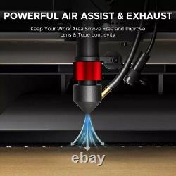 OMTechT 40W CO2 Laser Engraver 8x12 Workbed, 2024 Upgraded K40 Marker