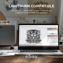 OMTechT 40W CO2 Laser Engraver 8x12 Workbed, 2024 Upgraded K40 Marker