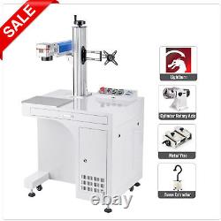 OMTechT? 50W 8x8 Raycus Fiber Laser Marker Engraver with Extrame Accessories