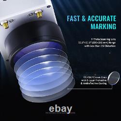 OMTechT? 50W 8x8 Raycus Fiber Laser Marker Engraver with Extrame Accessories