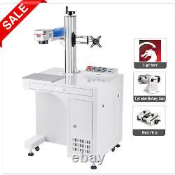 OMTechT? 50W 8x8 Raycus Fiber Laser Marker Engraver with Premium Accessories