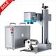 Omtecht? 50w Jpt Autofocus Fiber Laser Marking Machine With Rotary Axis & Camera