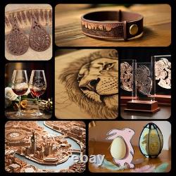 OMTech 100W 20x28 CO2 Laser Cutter Engraver Cutting Marking Machine-Used