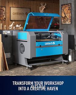 OMTech 100W 20x28 CO2 Laser Engraver with CW-5202 Water Chiller Cutting Machine
