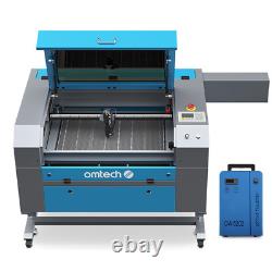 OMTech 100W 20x28 inch CO2 Laser Engraver Cutter with CW-5202 Water Chiller