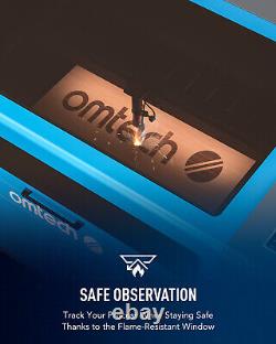 OMTech 100W 24x40 Autofocus CO2 Laser Cutter Engraver with Premium Accessories C