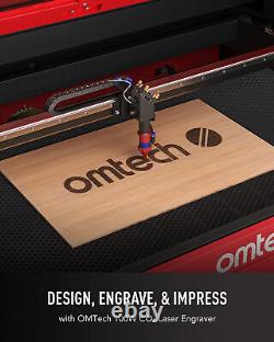 OMTech 100W 24x40 CO2 Laser Engraver with CW-5000 Water Chiller Cutting Machine