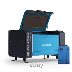 OMTech 100W 24x40 Pronto 45 CO2 Laser Engraver Cutter with Water Chiller 1000m/s