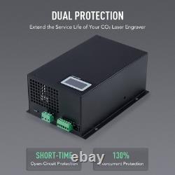 OMTech 100W Laser Power Supply for CO2 Laser Engravers Cutters Digital Power Sup