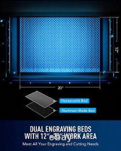 OMTech 12x20 50W CO2 Laser Engraver Cutter with Premium Accessories C