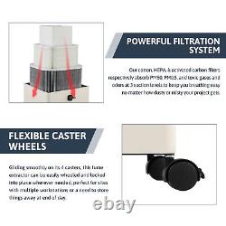 OMTech 130W 2 Inlet Air Purifier Professional Smoke Absorber w 3 Stage Filter