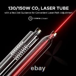 OMTech 130W 34x55 CO2 Laser Cutter Engraver with Lightburn & Chiller