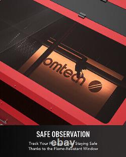 OMTech 130W 35x51 CO2 Laser Engraver Cutter Marker with Premium Accessories C