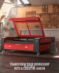 OMTech 130W 35x51 in CO2 Laser Cutting Engraving Cutter with 5200 Water Chiller
