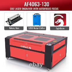 OMTech 130W 40x60 CO2 Laser Engraver Cutter with Premium Accessories A