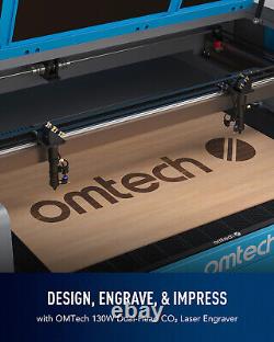 OMTech 130W CO2 Laser Engraver Cutting Machine 35x50 CO2 Laser Cutter Engraver