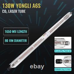 OMTech 130W CO2 Laser Tube Dia 80mm Length 1650mm for CO2 Laser Engraver Cutter