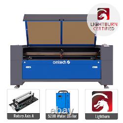 OMTech 150W 40x63 CO2 Laser Engraver Cutter Autofocus with Premium Accessories A