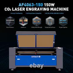 OMTech 150W 40x63 CO2 Laser Engraver and Cutter with Industrial Water Chiller