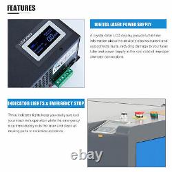 OMTech 150W 40x63 CO2 Laser Engraver and Cutter with Industrial Water Chiller