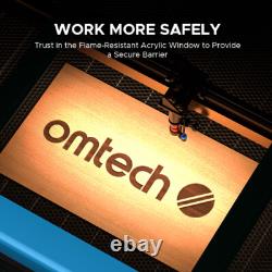 OMTech 150W CO2 Laser Engraving Cutting Machine 40''×63'' Working Area