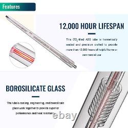 OMTech 150W Heavy Duty Laser Tube for CO2 Laser Cutter Engraver 12000hr Life