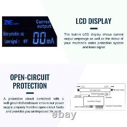 OMTech 150W Laser Power Supply for 130W 150W CO2 Laser Tube Engraver Cutter LCD