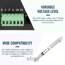 OMTech 150W Laser Power Supply for CO2 Laser Engraver Cutter Engraving Machines