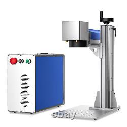 OMTech 20W Fiber Laser Engraving Marking Machine for Steel Metal 4.3x4.3 Bed
