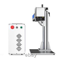 OMTech 20W Fiber Laser Engraving Marking Machine for Steel Metal 4.3x4.3 Bed
