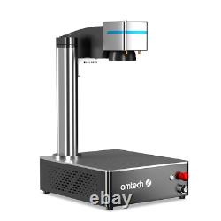 OMTech 20W MOPA Fiber Laser Marking Machine 6.9x6.9 for Color Metal Engraving