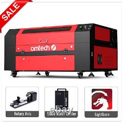 OMTech 20x28 in. 60W CO2 Laser Engraver Cutter with Premium Accessories Combo B