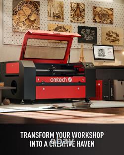 OMTech 20x28in 60W CO2 Laser Engraver Cutter With Premium Accessories