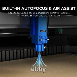 OMTech 2440 100W CO2 Laser Cutter Engraver 1200 mm/s free Chiller Lightburn