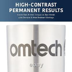 OMTech 24 Pack Black Metal Laser Sprayfor CO2 Laser Cutter Engraver (1 Box)