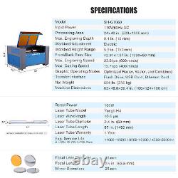 OMTech 24x40 100W CO2 Laser Cutter engraver Autofocus with CW5200 Water Chiller