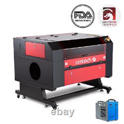 OMTech 28x20 60W CO2 Laser Engraver Cutter with Autofocus CW5200 Water Chiller