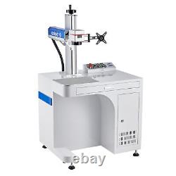 OMTech 30W 6.9x6.9 Fiber Laser Engraver Marker Metal Marking Etching Machine