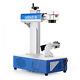 Omtech 30w Fiber Laser Marking Machine 6.9x 6.9 Metal Engraver With Rotary Axis