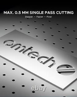 OMTech 30W MOPA Fiber Laser 6.9x6.9 Metal Marking Machine High Contrast Color