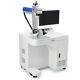 Omtech 30w Raycus Fiber Laser Marking Machine Engraver 7x7 Bed With Rotary Axis
