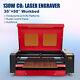 Omtech 35x50 Laser Engraver Cutter 130w Efr Co2 Tube Autofocus Ruida Controller