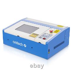 OMTech 40W 12x 8 Bed K40 CO2 Laser Engraver Marker w. CW-3000 Water Chiller